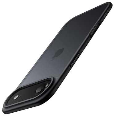 JETech Matte Case for iPhone Air Shockproof Military Grade Drop Protection Frosted Translucent Back Minimalist Phone Cover AntiFingerprint 65Inch Display Black