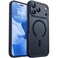 CANSHN Magnetic Compatible with iPhone 17 Pro Max Case Upgraded Full Camera Protection Compatible with Magsafe Translucent Matte Shockproof Protective Phone Cover 69 Inch Black