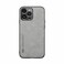 Kepuch Silklike Case for iPhone 15 Pro Max Cover Bumper Builtin Metal Plate for iPhone 15 Pro Max Gray