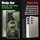 TONGATE Magnetic Stand for Samsung Galaxy S25 Ultra Case with Privacy Screen Protector Compatible with Magsafe Military Drop Protection S25 Ultra Case with Camera Cover Belt Clip Green Privacy