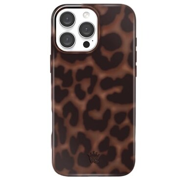 VELVET CAVIAR for iPhone 16 Pro Max Case Compatible with MagSafe 10ft Drop Tested It Girl Brown Leopard