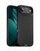 Mous for iPhone Air Case Compatible with MagSafe Limitless Protective Carbon Fibre Cover for iPhone Air Shockproof Full Camera Protection AntiScratch Back Black