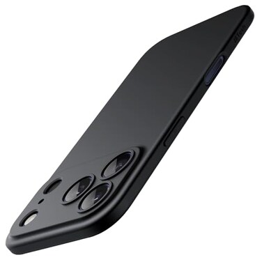 JETech Slim Case for iPhone 17 Pro 63Inch UltraThin Lightweight Minimalist Phone Cover with Camera Lens Protection Matte AntiFingerprint Finish Black