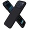 ORNARTO Compatible with iPhone 17 Pro Max Case 69 Slim Liquid Silicone 3 Layers Soft Gel Rubber Shockproof Protective Cover with AntiScratch Microfiber LiningBlack