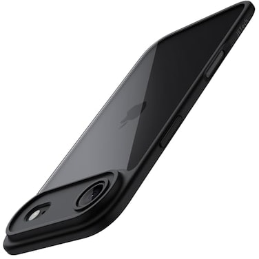 JETech Case for iPhone Air Shockproof Phone Bumper Cover Solid Color Matte TPU Frame AntiScratch Clear Back 65Inch Display Black