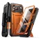 SUPCASE for iPhone 17 Pro Case with Camera Control Button Unicorn Beetle Pro Builtin Kickstand Screen Protector MilitaryGrade Protection Full Body Heavy Duty Phone Case Coral