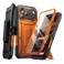 SUPCASE for iPhone 17 Pro Case with Camera Control Button Unicorn Beetle Pro Builtin Kickstand Screen Protector MilitaryGrade Protection Full Body Heavy Duty Phone Case Coral