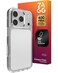 ZAGG Crystal Palace Lite Case for iPhone 17 Pro Clear Drop Protection 10ft3m UltraSlim Lightweight Sleek Minimalistic Phone Case with Transparent Design AntiYellowing Technology