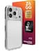ZAGG Crystal Palace Lite Case for iPhone 17 Pro Clear Drop Protection 10ft3m UltraSlim Lightweight Sleek Minimalistic Phone Case with Transparent Design AntiYellowing Technology