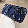 LXK Magnetic Invisible Stand for iPhone 17 Pro Max Case 69 Compatible with MagSafe MilitaryGrade Protection with Camera Protector Clear ScratchResistant Back Cover for 17 ProMax Deep Blue