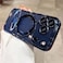 LXK Magnetic Invisible Stand for iPhone 17 Pro Max Case 69 Compatible with MagSafe MilitaryGrade Protection with Camera Protector Clear ScratchResistant Back Cover for 17 ProMax Deep Blue