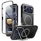 i-Blason iBlason AllinOne for iPhone 17 Pro Case MagSafe with Stand 360 FullBody with Builtin 9H Glass Screen Protector Camera Control Ring Kickstand MilitaryGrade Heavy Duty Protection Black