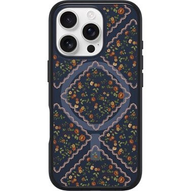 OtterBox iPhone 16 Pro Symmetry Series Clear Case Floral Romance Blue UltraThin Sleek iPhone Case Floral iPhone Case