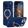 CASEKOO Marine Blue Designed for iPhone 17 Pro Case with Spin Magnetic Stand 16FT Military Protection NonSlip Edge Fit for MagSafe Shockproof for iPhone 17 Pro Case with Stand 63