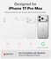 Ringke Onyx for iPhone 17 Pro Max Case Feels Good in The Hand Oil Dirt Resistant Individual Lens Covers for Cameras NonSlip Enhanced Grip Lightweight Cover Black