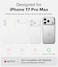 Ringke Onyx for iPhone 17 Pro Max Case Feels Good in The Hand Oil Dirt Resistant Individual Lens Covers for Cameras NonSlip Enhanced Grip Lightweight Cover Camo Black