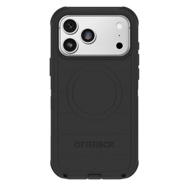 OtterBox iPhone 17 Pro Max Defender Pro Series Case Black Tough Rugged Durable iPhone Case Snaps on MagSafe