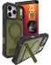 ZAGG Rainier Case with Kickstand for iPhone 17 Pro Max Green Sea Kelp Graphene 22ft 7m Drop Protection Lanyard Attach Points MagSafe Wireless Charging Compatible 2Piece Design Phone Case
