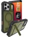 ZAGG Rainier Case with Kickstand for iPhone 17 Pro Max Green Sea Kelp Graphene 22ft 7m Drop Protection Lanyard Attach Points MagSafe Wireless Charging Compatible 2Piece Design Phone Case
