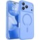 CANSHN Magnetic Compatible with iPhone 17 Pro Case Upgraded Full Camera Protection Compatible with Magsafe Translucent Matte Shockproof Protective Phone Cover 63 Inch Ultramarine