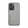 Kepuch Silklike Case for Redmi Note 13 Pro Cover Bumper Builtin Metal Plate for Redmi Note 13 Pro Gray