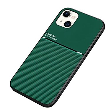 Kepuch Mowen Case Cover Bumper Builtin Metal Plate for Apple iPhone 13 Mini 54 Green