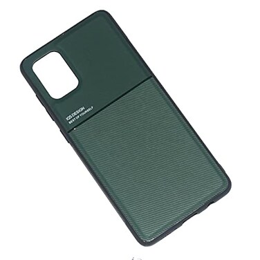 Kepuch Mowen Case Cover Bumper Builtin Metal Plate for Samsung Galaxy A71 4G Green