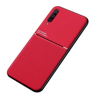 Kepuch Mowen Case Cover Bumper Builtin Metal Plate for Samsung Galaxy A50A30SA50S Red