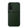 Kepuch Case Compatible for Samsung Galaxy S20 FE Litchi Grain Magnetic Holder Builtin Metal Plate Cover Bumper Green