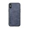 Kepuch Silklike Case for iPhone X XS Cover Bumper Builtin Metal Plate for iPhone X XS Blue
