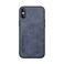 Kepuch Silklike Case for iPhone X XS Cover Bumper Builtin Metal Plate for iPhone X XS Blue