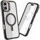 Ghostek Covert iPhone 16 Plus Clear Case Compatible with MagSafe Accessories Shockproof Silicone Minimalist Phone Cover 67 Inch Black