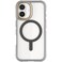 Ghostek Covert iPhone 16 Clear Case Compatible with MagSafe Accessories Shockproof Silicone Minimalist Phone Cover 61 Inch Gray