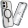 Ghostek Covert iPhone 16 Clear Case Compatible with MagSafe Accessories Shockproof Silicone Minimalist Phone Cover 61 Inch Gray