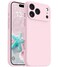 OTOFLY Magnetic for iPhone 17 Pro Max CaseCompatible with MagsafeClassic Liquid Silicone Mobile Phone CaseIntegrated Camera Control ButtonAntiScratch Microfiber Lining Chalk Pink
