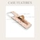 Walli Cases for iPhone 17 Pro Case Aesthetic Wallet Phone Case Card Holder Securely Holds up to 2 Cards Cute Trendy Phone Cover for Women fits iPhone 17 Pro with Kickstand Finger Strap