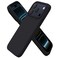 ORNARTO Compatible with iPhone 17 Pro Case 63 Slim Liquid Silicone 4 Layers Full Covered Soft Gel Rubber Shockproof Cover Protective Phone Case for iPhone 17 ProBlack