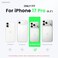 ORNARTO Compatible with iPhone 17 Pro Case 63 Slim Liquid Silicone 4 Layers Full Covered Soft Gel Rubber Shockproof Cover Protective Phone Case for iPhone 17 ProBlack