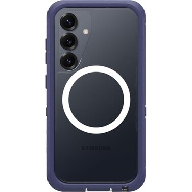 OtterBox Samsung Galaxy S25 Defender Series XT Clear Magnet Case Denver Dusk Purple