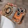 LXK Magnetic Stand for iPhone 17 Pro Max Case Compatible with MagsafeBuiltin Camera Lens Protector Glitter Bling Card Soft TPU Diamonds Bumper Protection Cover for Women Girls 69 Gold