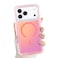 Bonoma for iPhone 17 Pro Max Case 2025 Iridescent Back Magnetic Support for MagSafe Shockproof Cover Crystal and Corner HighDuty Protection for Girls Women Pink
