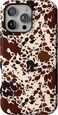 Casely iPhone 16 Pro Case Cowgirl Envy Cow Print Bold Protective Design Compatible with MagSafe