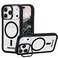 Pelican Protector iPhone 17 Pro Max Case wCamera Stand MagSafe Compatible Rugged Magnetic Phone Case w 16ft MilitaryGrade Drop Protection Heavy Duty Phone Cover for iPhone 17 Pro Max Clear