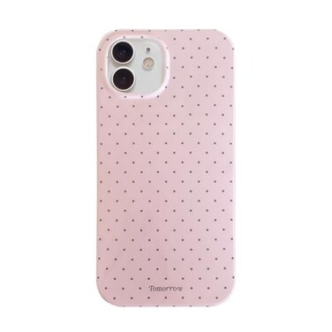 inewateri Compatible for iPhone 12iPhone 12 Pro Case with Cute Fashion Polka Dot Aesthetics Design Simple Case for Soft TPU Slim Protection Cover for iPhone 1212 ProPink