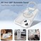 TaeliorTech Upgraded 360 Rotatable Magnetic Ring Stand for iPhone 15 Case 61 Compatible with MagSafe Military Drop Protection Matte Translucent Case for iPhone 15 Phone Case Frosted White