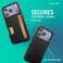 Smartish iPhone17 Pro Wallet Case Wallet Slayer Vol 2 Slim Protective Credit Card Holder wKickstand Drop Tested Hidden Card Slot Cover for Apple iPhone17 Pro Black Tie Affair