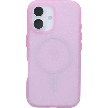 OtterBox iPhone 16 Symmetry Series Soft Touch for MagSafe Crystal Blush Pink Soft Touch Material MagSafe Compatible UltraSleek PocketFriendly Design for iPhone