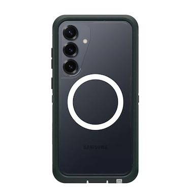 OtterBox Samsung Galaxy S25 Defender Series XT Clear Magnet Case Sagebrush Green