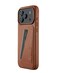 Mujjo Wallet Leather Case For iPhone 17 Pro Max MagSafe Compatible Tan