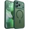 CANSHN Magnetic Compatible with iPhone 17 Pro Max Case Upgraded Full Camera Protection Compatible with Magsafe Translucent Matte Shockproof Protective Phone Cover 69 Inch Deep Green